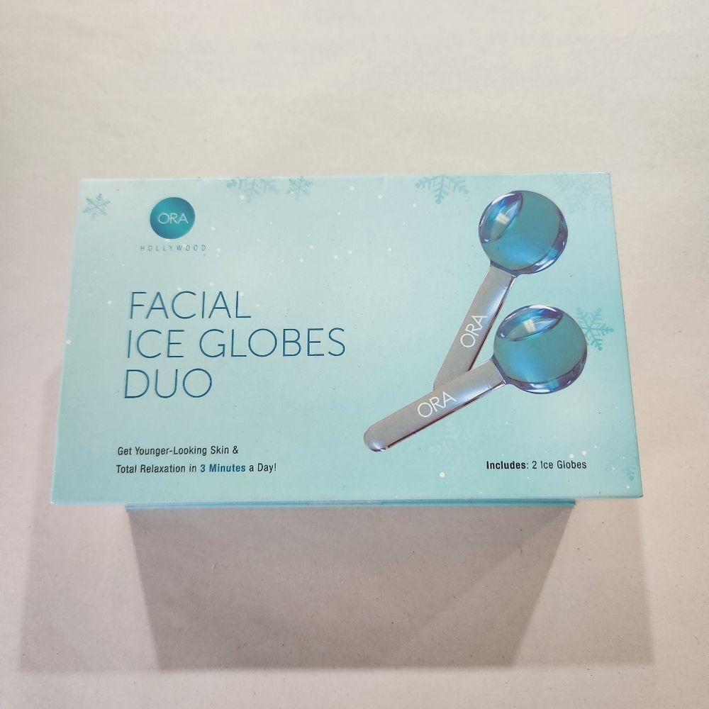 Ora Hollywood Facial Ice Globes Duo Set Of 2 Ice Globes